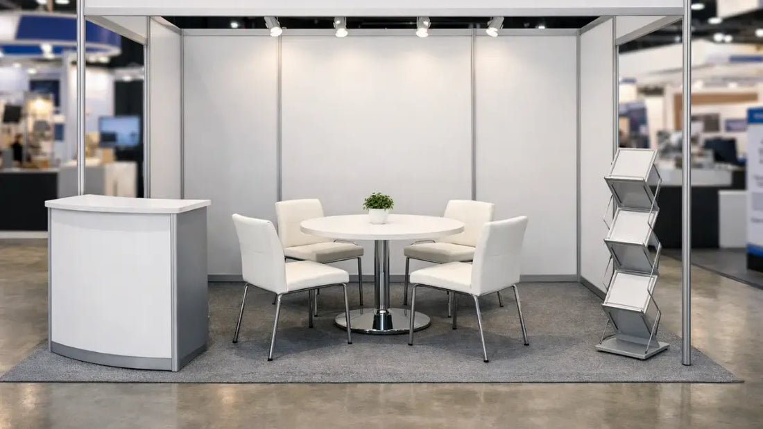 Event furniture rental NJ for a trade show booth
