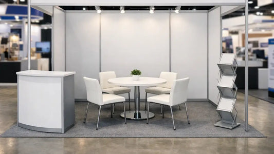 Event furniture rental NJ for a trade show booth