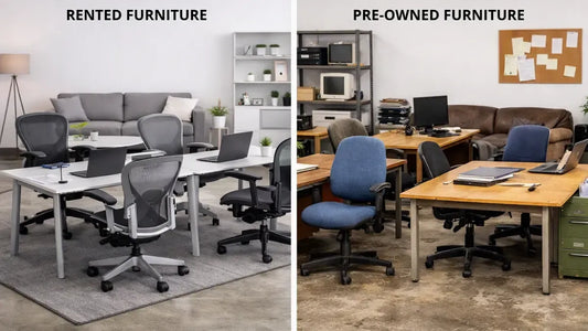 Rent vs buy office furniture for startups comparison